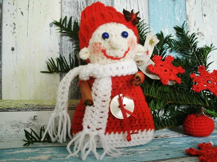 Duftende Weihnachts-Wichtel Dufti-Kuss und dufte Liese Häkelanleitung