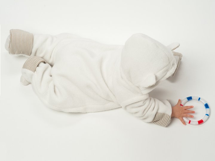 Baby Overall Sewing Pattern with ears, mitten and footie cuff – PDF