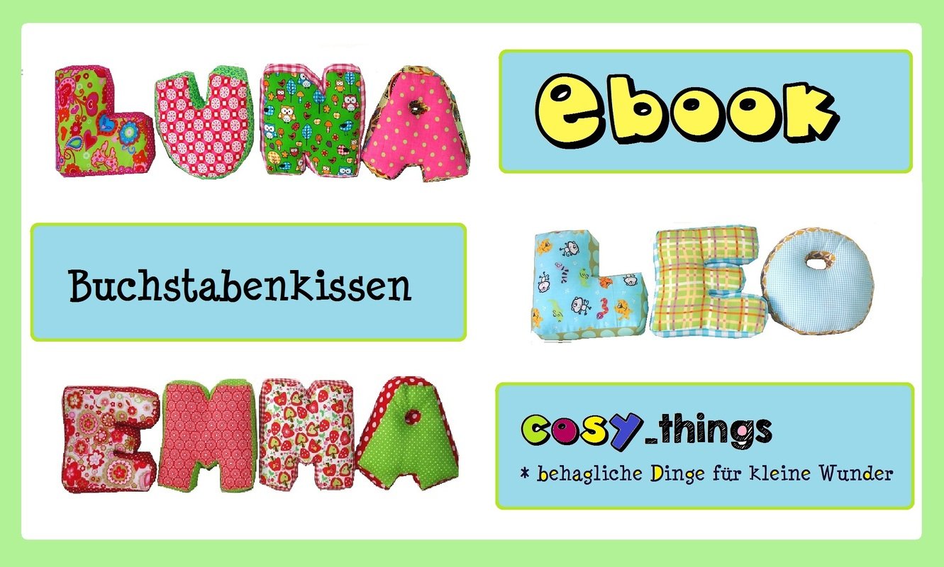 Ebook Buchstaben-Kissen