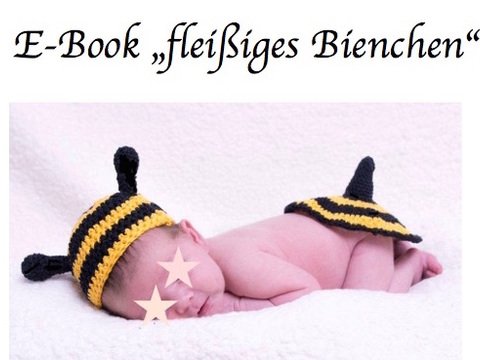 E- Book "fleißiges Bienchen" Neugeborenenshooting