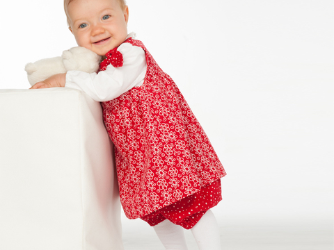 sewing pattern baby twinset dress & bloomers tutorial 3m/6m–3y/4y