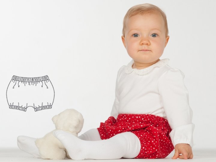 Baby Harem Pants ELISA No Center Seam Sewing Pattern PDF 0M-4Y