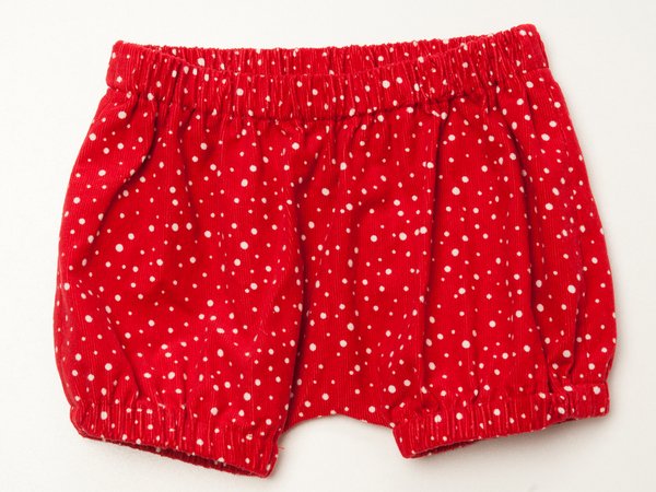 ELISA Baby bloomers with elastic at waistband + hem by Patternforkids