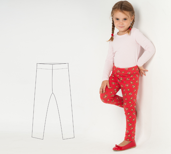 Kinderleggings ENNA Schnittmuster Datei 80/86–140/146