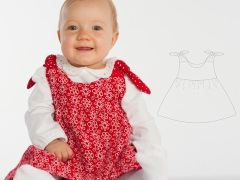 LIPSIA & CLARA Babykleid – Hängerchen Schnittmuster PDF für Anfänger