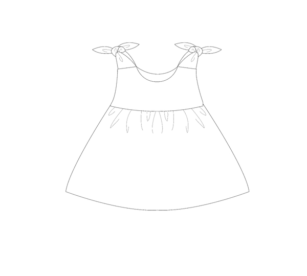 Baby Pinafore Dress LIPSIA CLARA Sewing Pattern PDF 3M-4Y
