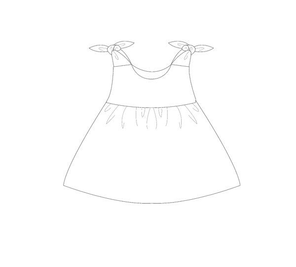 LIPSIA & CLARA Babykleid – Hängerchen Schnittmuster PDF für Anfänger