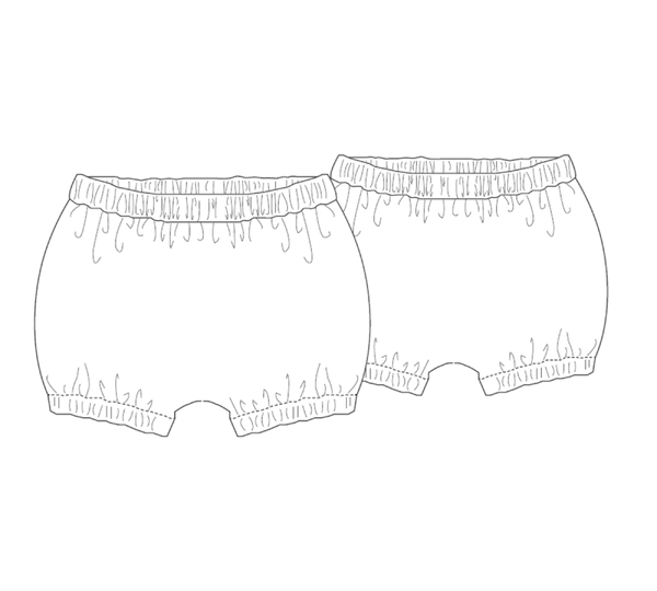 sewing pattern baby twinset dress & bloomers tutorial 3m/6m–3y/4y