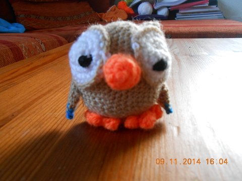 Häkelanleitung Eule Billy