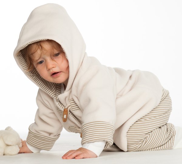 Cozy Baby & Kids Jacket with Hood and Bear Appliqué – PDF Sewing Pattern by