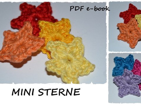 E-Book Mini Sterne häkeln