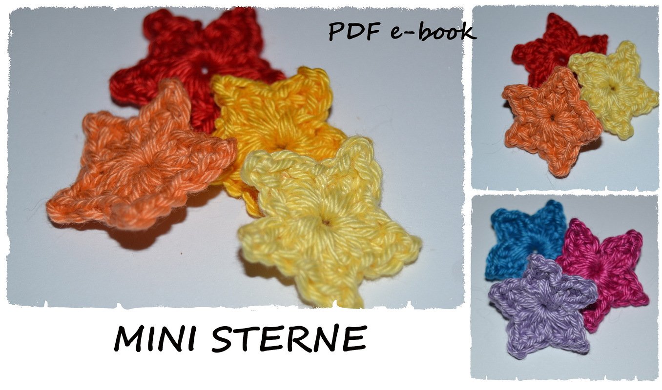 E-Book Mini Sterne häkeln