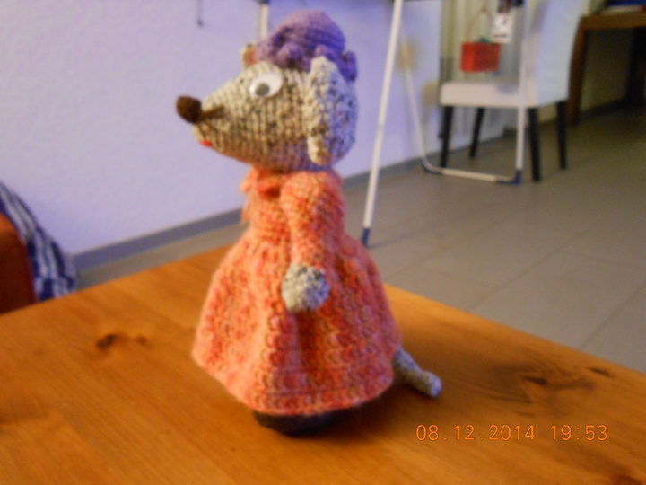 Häkelanleitung Maus Clara