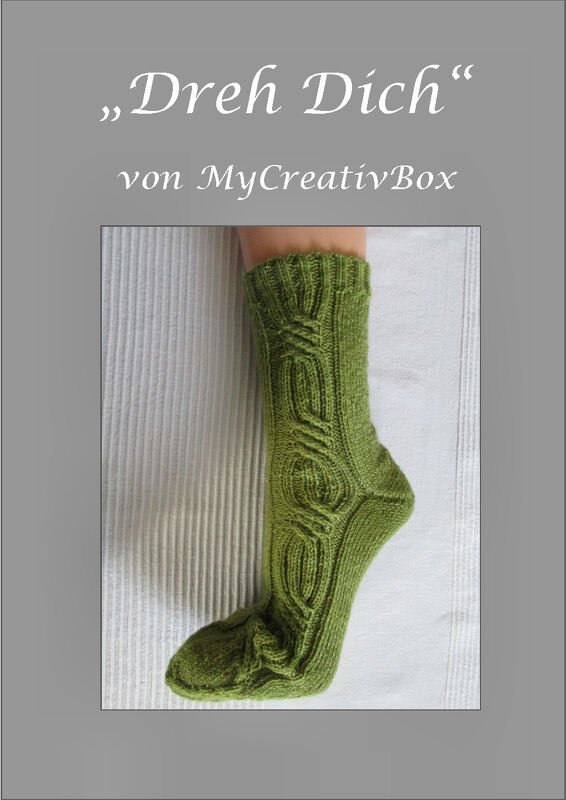 Sockenmuster "Dreh Dich" - Pdf - Gr.: 32-43