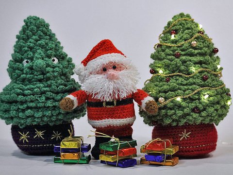 Häkelanleitung Sweepies "Kleiner Weihnachtsbaum"