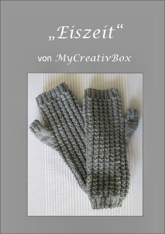 Handstulpen/Pulswärmer "Eiszeit" für Erwachsene, gestrickt