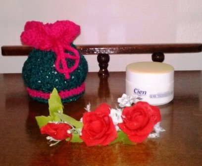 Anleitung Geschenverpackung für Creme-Döschen - Bild 2