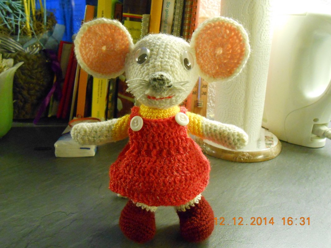 Häkelanleitung Kleine Maus