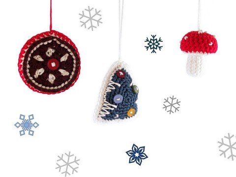 Häkelanleitung Weihnachtsbaumschmuck | kostenlos