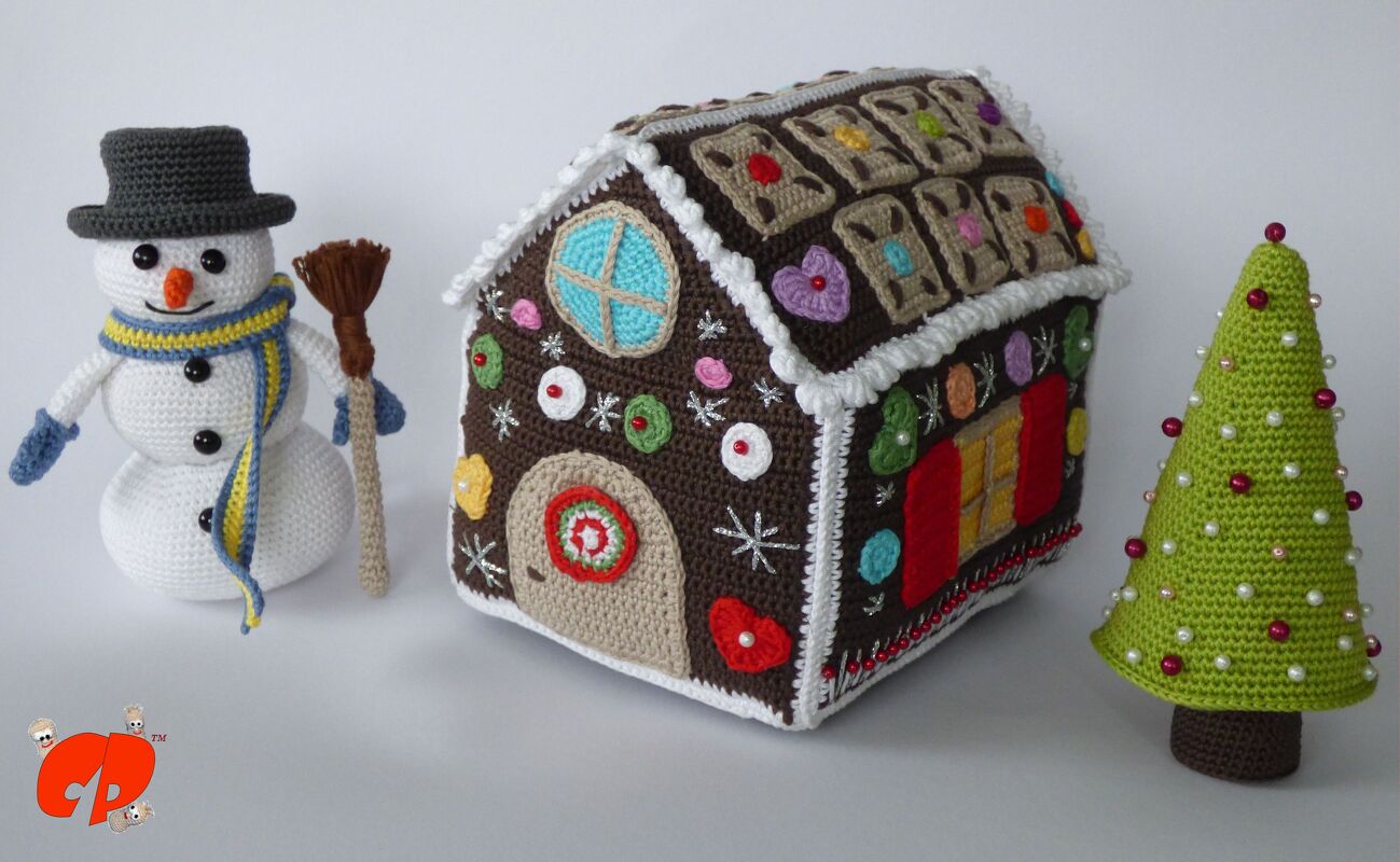 Häkelanleitung: Lebkuchenhaus