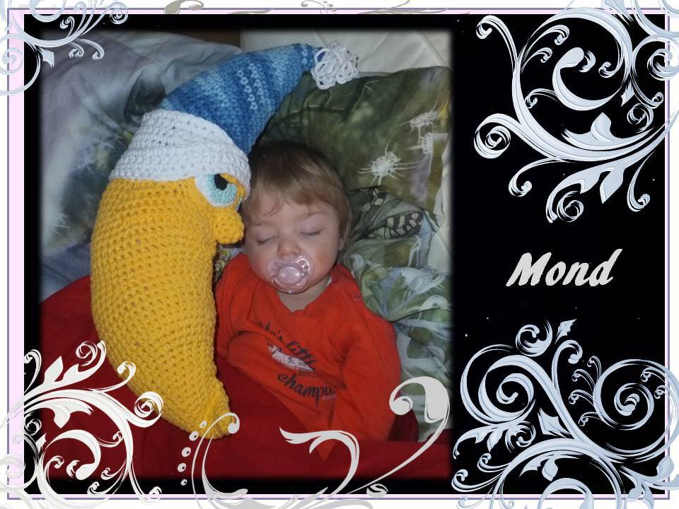 Amigurumi Häkelanleitung - großer Mond - Bild 2