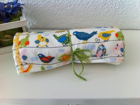 DIY Nähanleitung Wickelunterlage "Birdie"