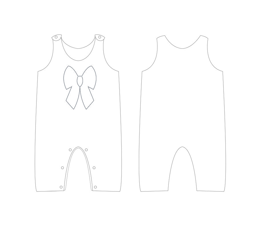 sewing pattern reversible baby overall PLINIO tutorial 1m/3m–2y/3y - Image 9