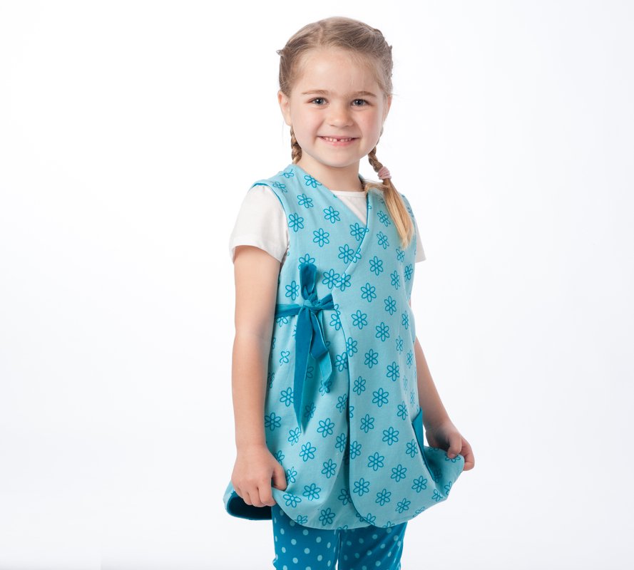 sewing pattern wrap dress/jacket LENA tutorial 2y/3y–8y/9y - Image 13