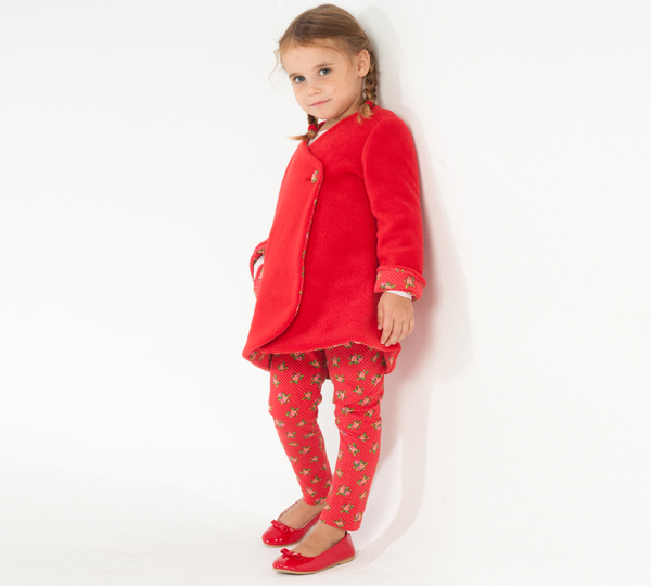 Girls Wrap Dress Jacket LENA Sewing Pattern PDF 2Y–9Y
