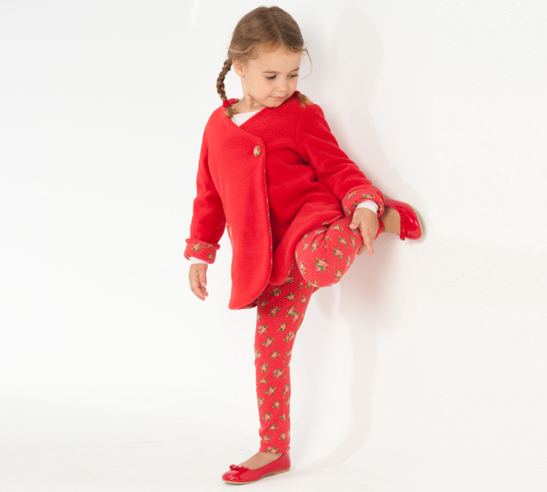 Girls Wrap Dress Jacket LENA Sewing Pattern PDF 2Y–9Y