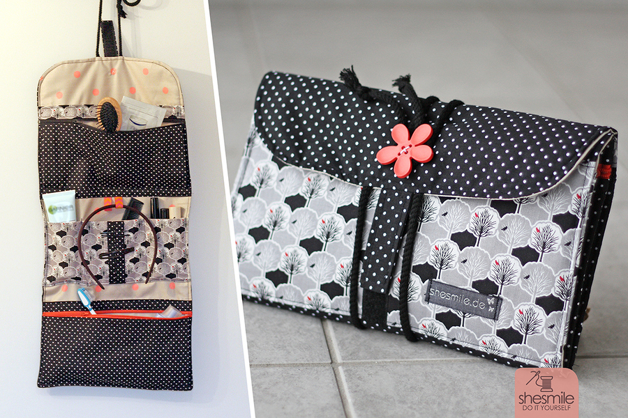 Kulturtasche "Hanging3" (Nähanleitung &amp; Schnittmuster)