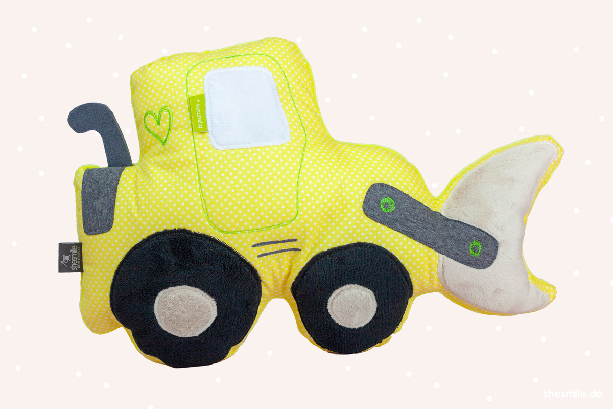 Radlader-Kuschelkissen