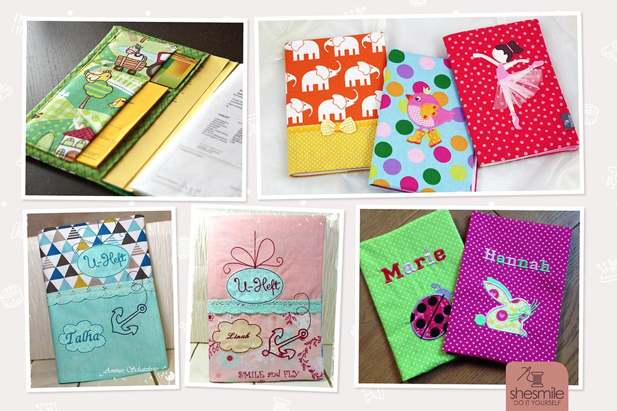 U-Heft Schutzumschlag (Nähanleitung & Schnittmuster) - Bild 2