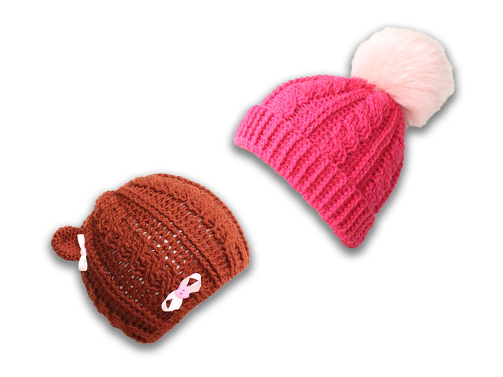 Wintermützen "Casual", 4 Varianten, alle Gr.