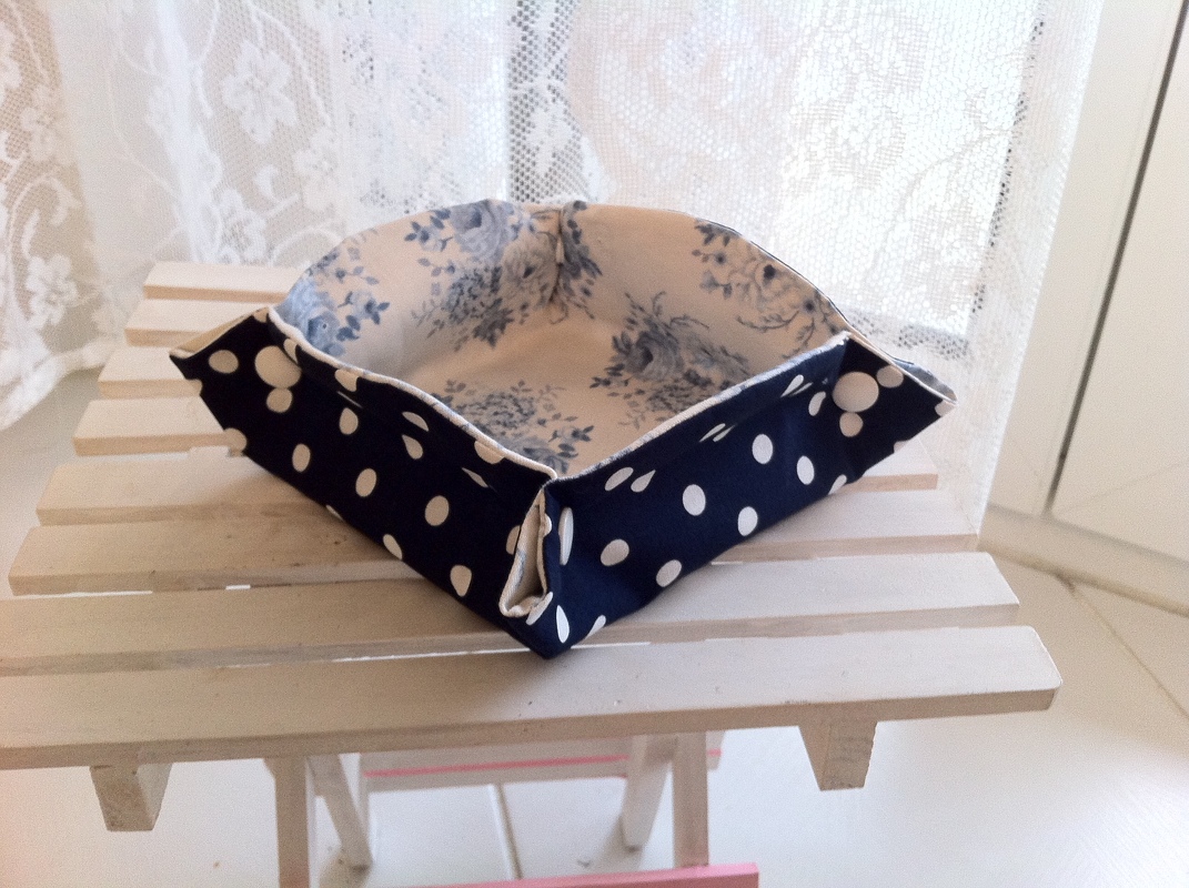 DIY Nähanleitung für Stoff-/Brotkörbchen inkl. Schablone