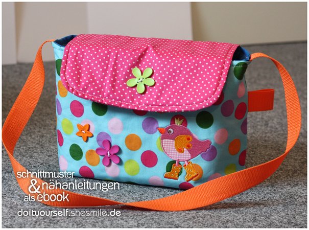 Kindergartentasche / Kita-Tasche "Milla" (Nähanleitung und Schnittmuster)