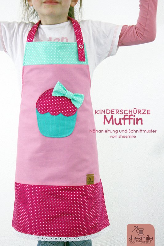 Schürze für Kinder "Muffin" (Nähanleitung und Schnittmuster)