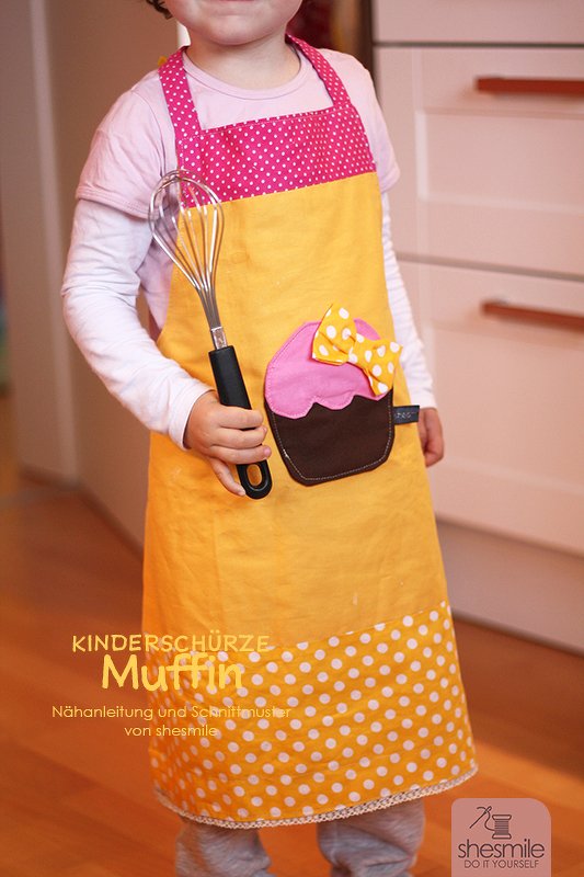 Schürze für Kinder "Muffin" (Nähanleitung und Schnittmuster) - Bild 3