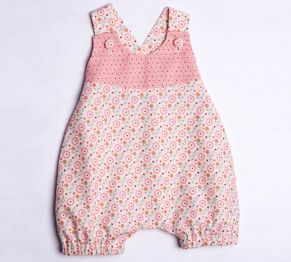 Baby Romper LOTTE + LUNA Sewing Pattern PDF Newborn to 2Y