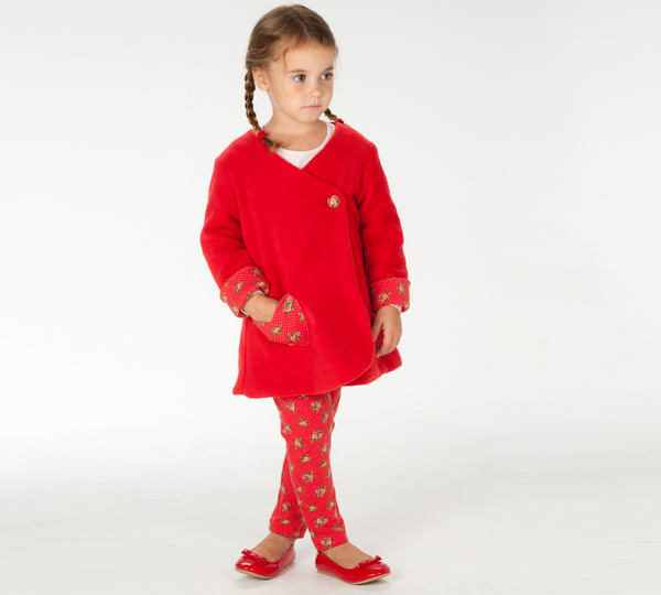 Kids Wrap Dress + Leggings LENA ENNA Sewing Pattern PDF
