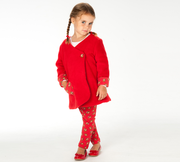 Kids Wrap Dress + Leggings LENA ENNA Sewing Pattern PDF