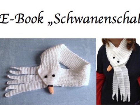 E- Book "Schwanenschal" in 2 Größen