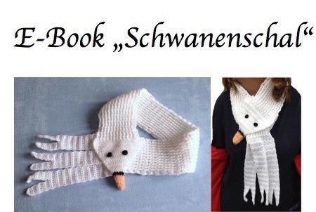 E- Book "Schwanenschal" in 2 Größen