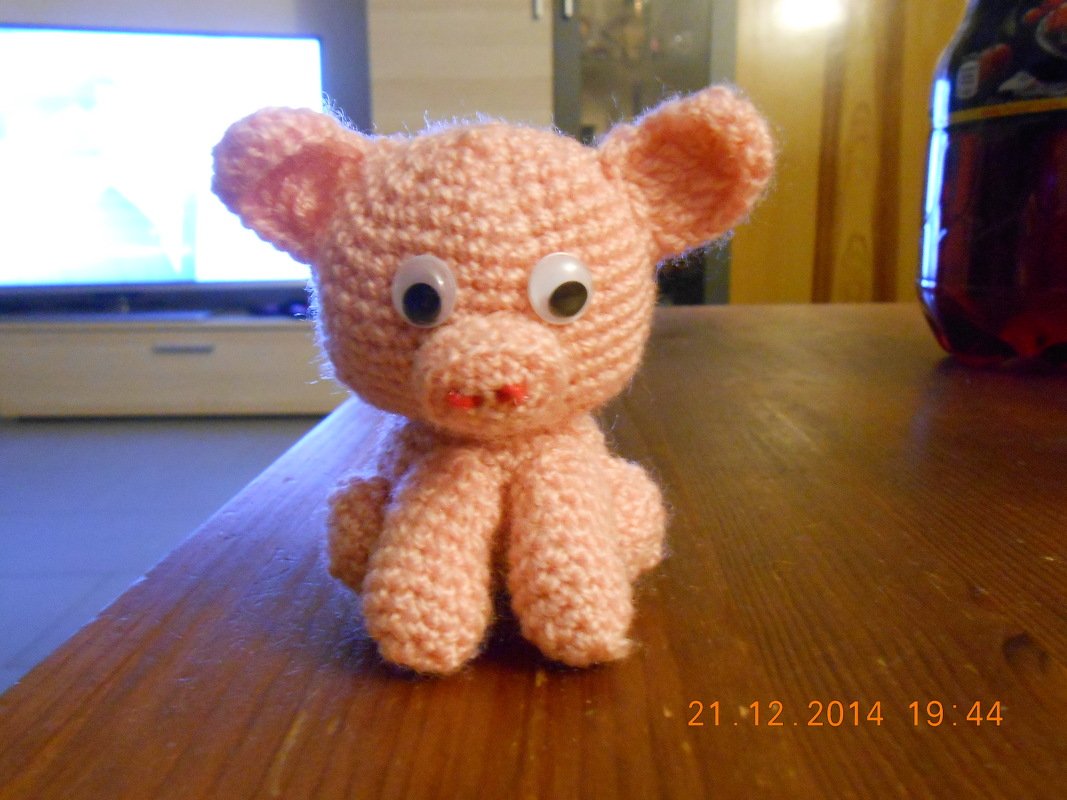 Häkelanleitung Schweinchen Big