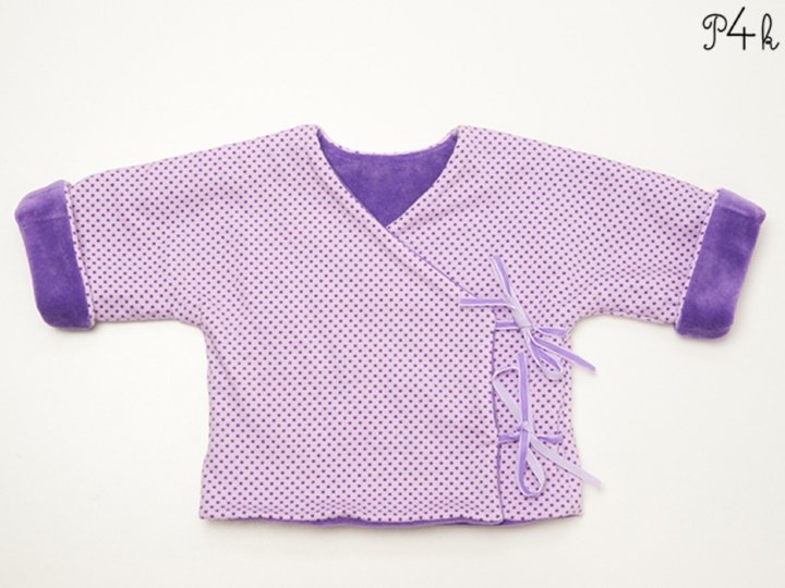 Babyjacke FIORINO Wickeljacke Schnittmuster Datei 50/56–86/92