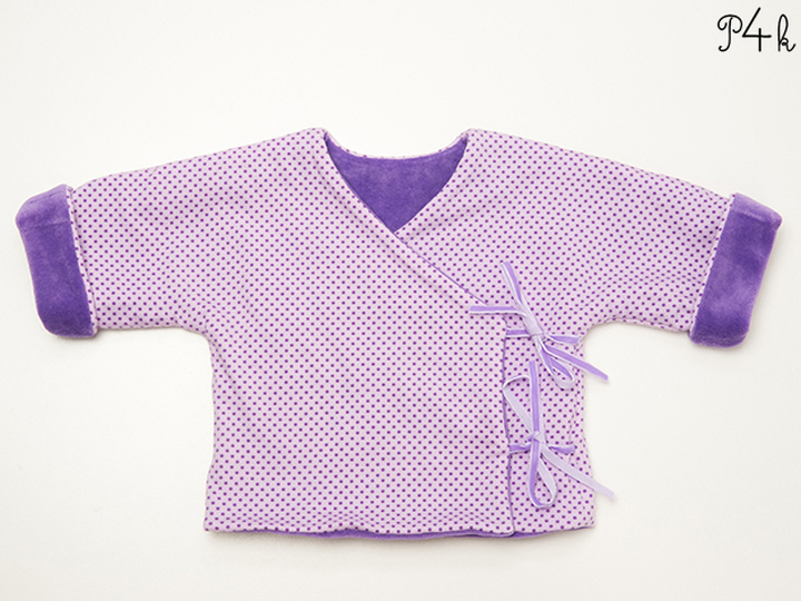 Babyjacke FIORINO Wickeljacke Schnittmuster Datei 50/56–86/92