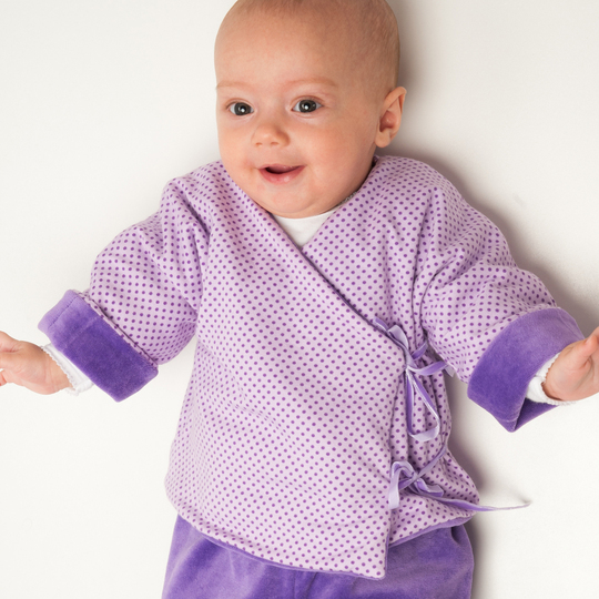 Sewing pattern wrap jacket FIORINO tutorial 0m/1m–18m/2y