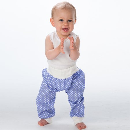 BREK Easy Baby and Children pants sewing pattern pdf for toddler boys + girls. Sweatpants, yoga pants with ribbing by Patternforkids