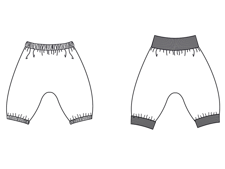 Kinderhose BREK – Pumphose Schnittmuster 68/74–104/110