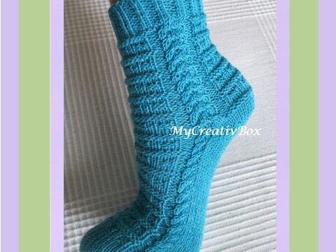 Sockenmuster "Feeling" Anleitung - Pdf - Gr.: 32-47